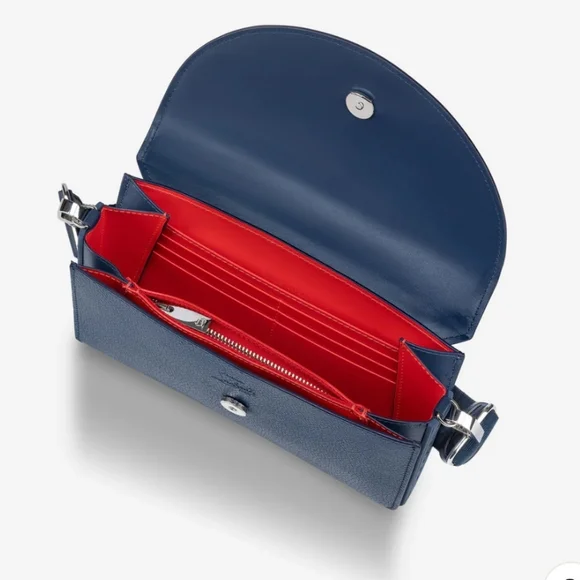 NWT$1,050 Christian Louboutin Logo Crossbody Explorafunk Wallet On Chain Unisex - Picture 3 of 16